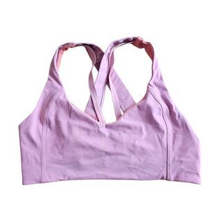 Lululemon womens Sz 10 pink sport bra